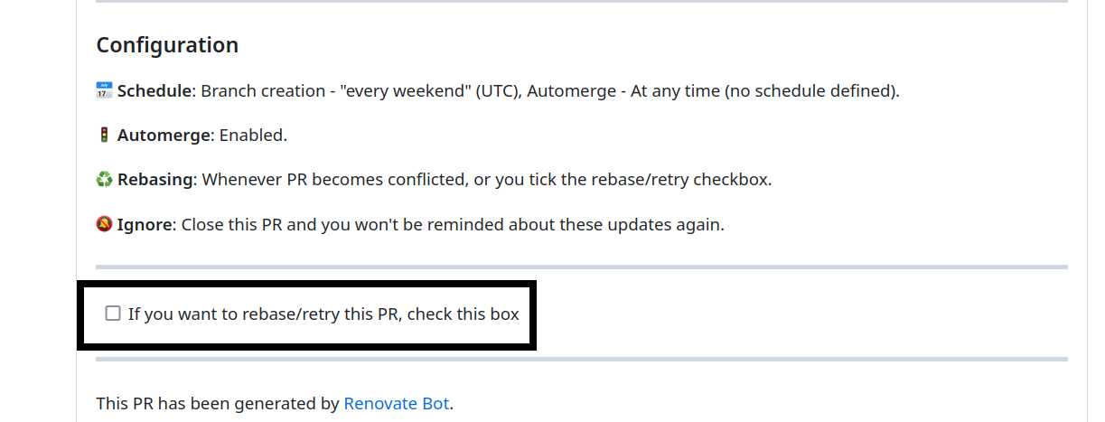 Dependabot rebase